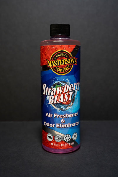 Strawberry Blast Air Freshener & Odor Eliminator Grand Car Wash